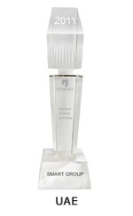 Smart Group UAE 2011 crystal trophy award