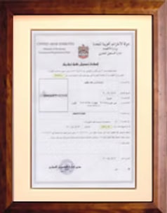 UAE — Smart Home Trade Registration — Smart Group G4